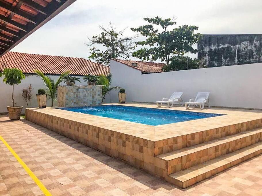 Casa Com Piscina Itanhaem Cibratel II Villa ภายนอก รูปภาพ